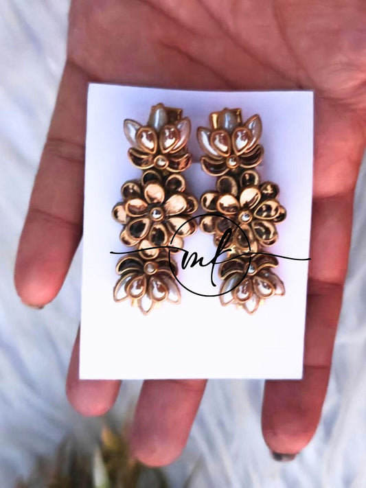 Kundan Alligator pins