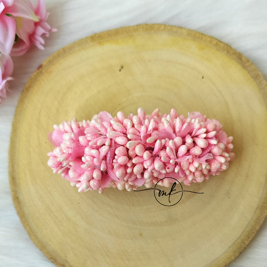 Pink Premium Pollen Barrette clip