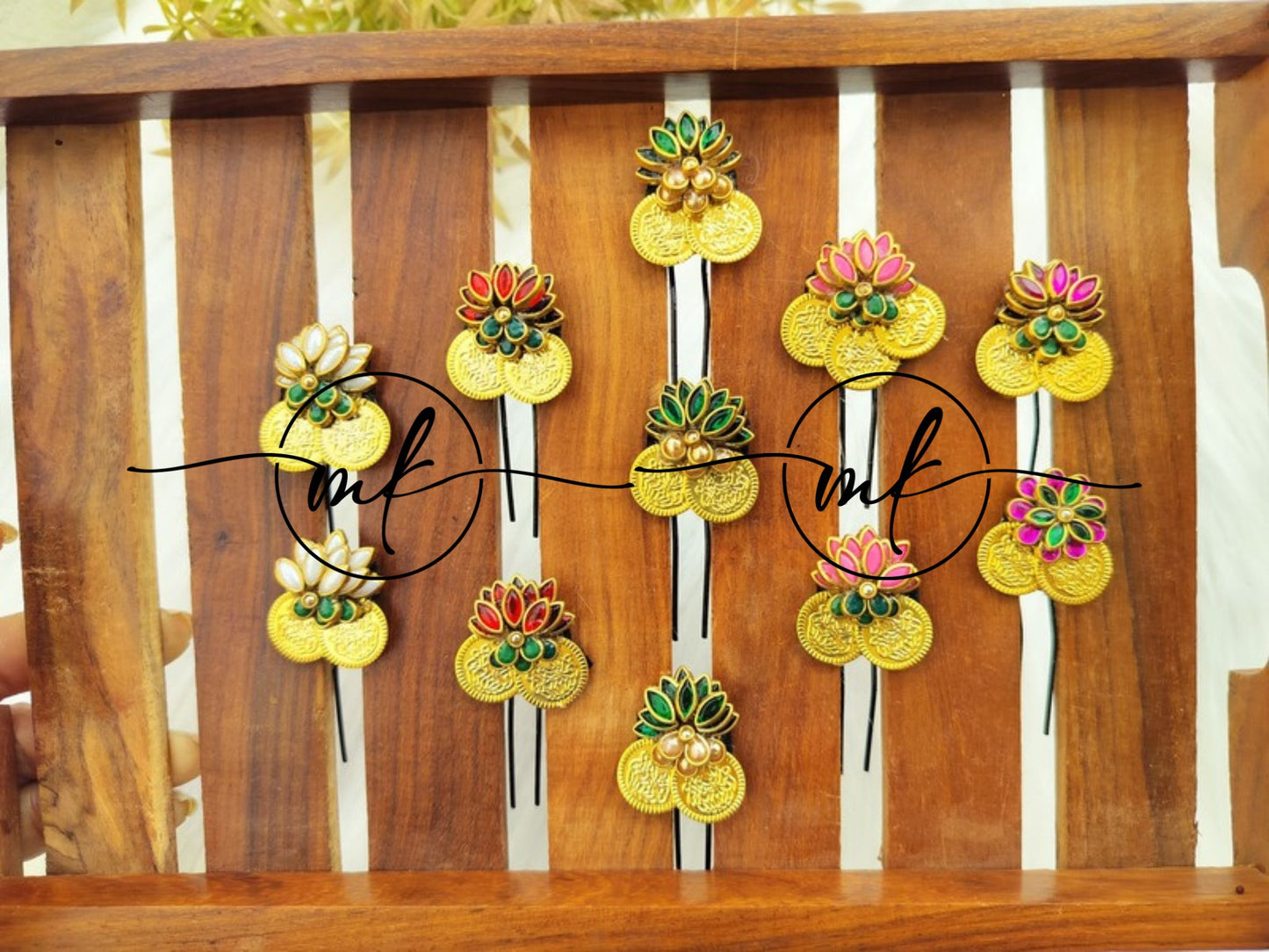 CIKA Lotus - 2C Hair Brooch -1 piece
