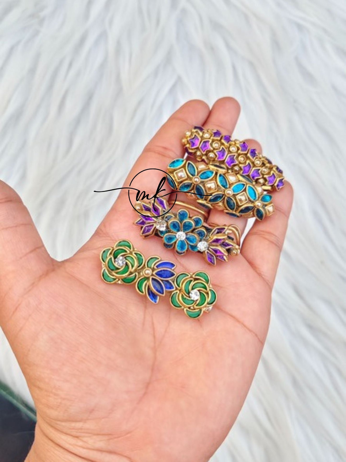 Kundan Saree pin