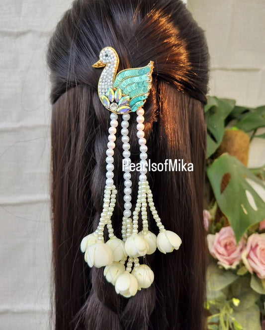 Swan + Malli Hair Brooch