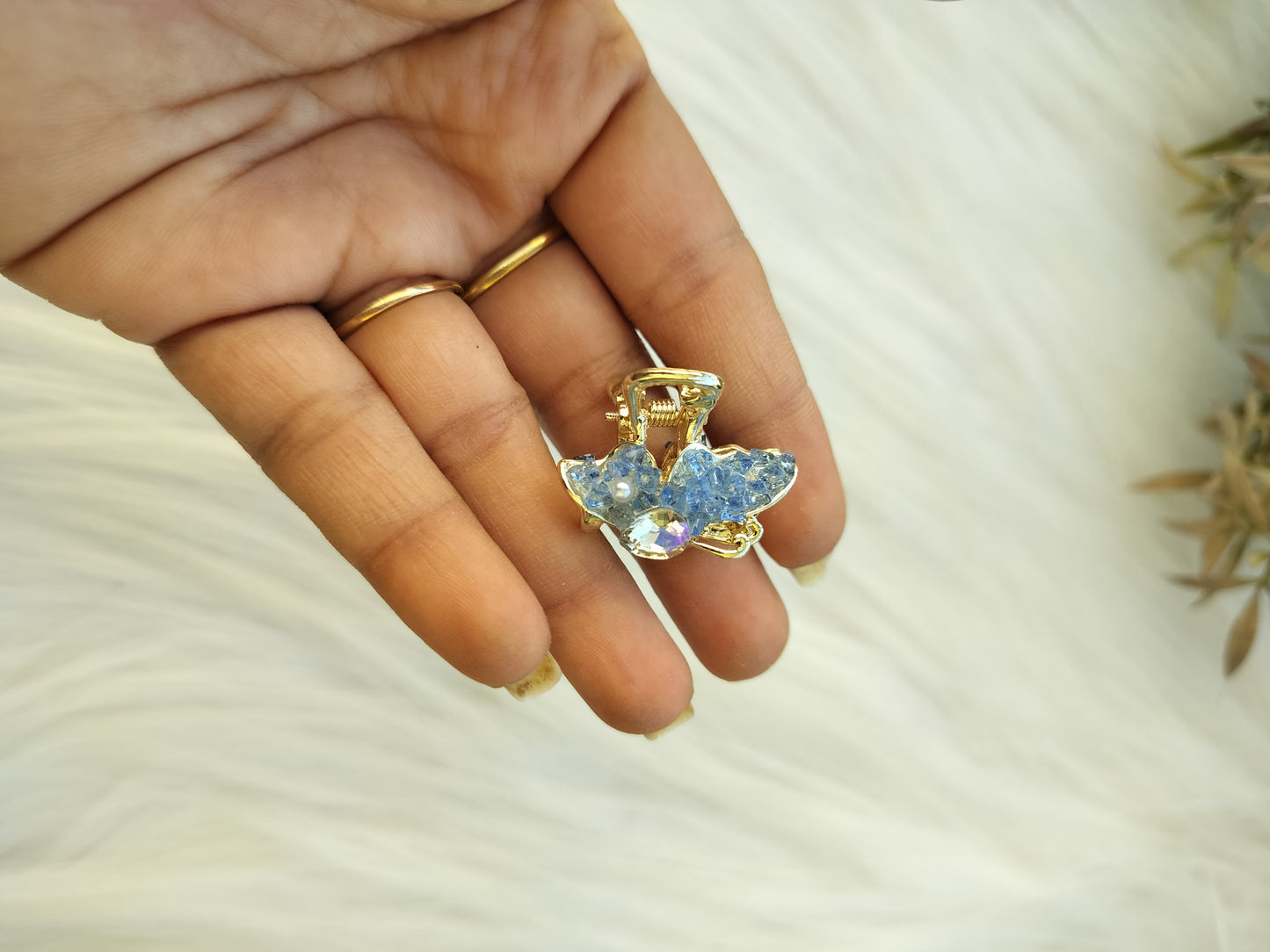 Blue Butterfly Mini claw