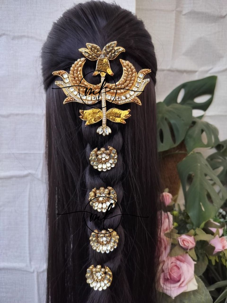 Preth+Moon Hair Braid Brooch - Set of 5 piece