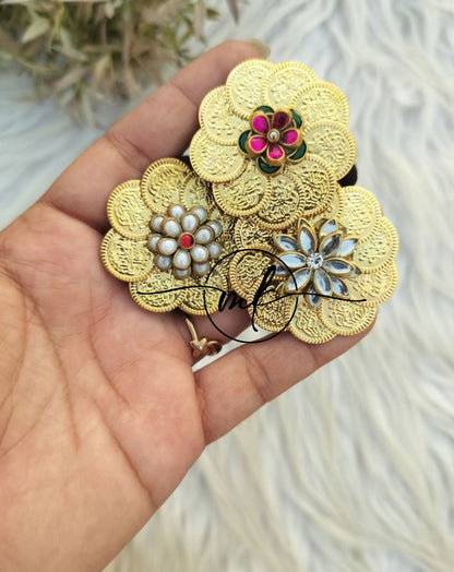 Cira Flower HAIR Brooch /Hair Ties