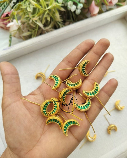 Green Mathi Hair Hooks