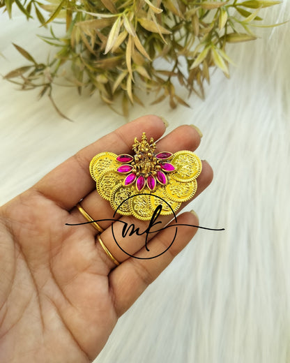 Kiya Pink Hair Brooch
