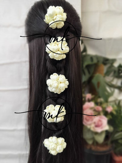 Jas - Jasmine Hair Braid Brooches -Set of 5