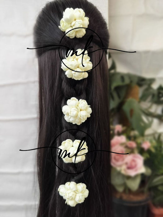 Jas - Jasmine Hair Braid Brooches -Set of 5