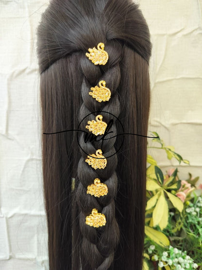 Crystal swan Hair hook