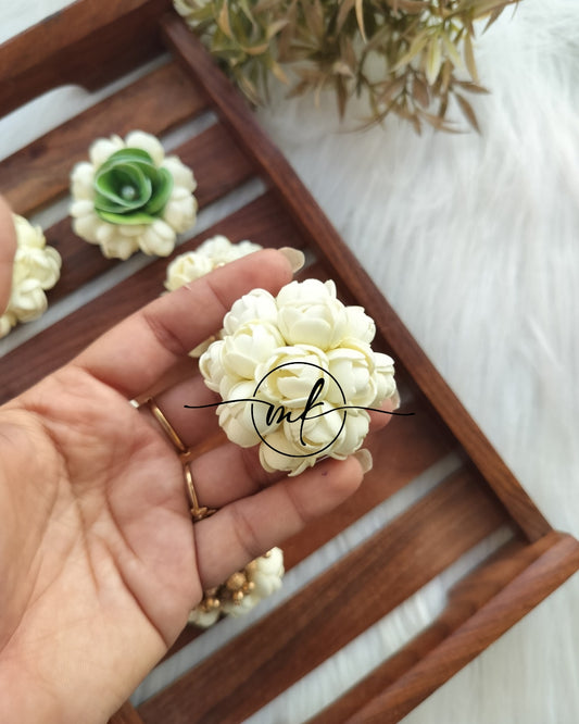 Jas - premium jasmin Hair Brooch/ Hair ties