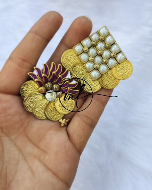 Picu +Sica Hair Brooch/ Hair Ties - Combo