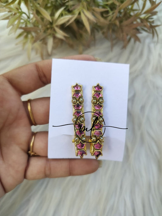 Kundan Alligator pins