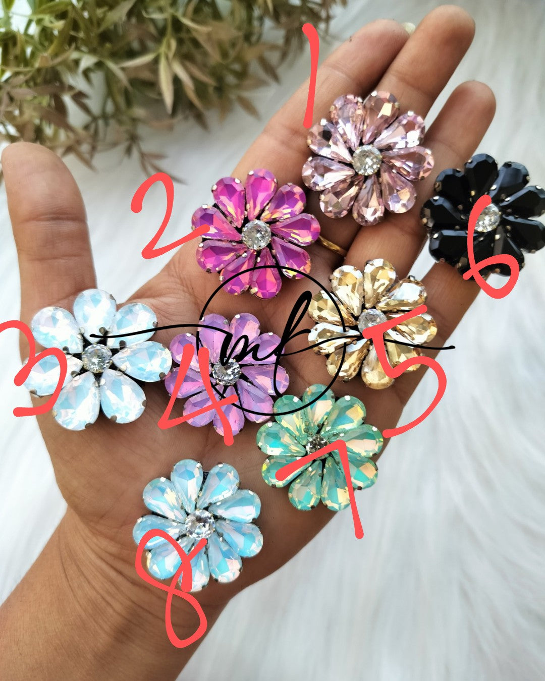 Jini Floral Hair Brooch
