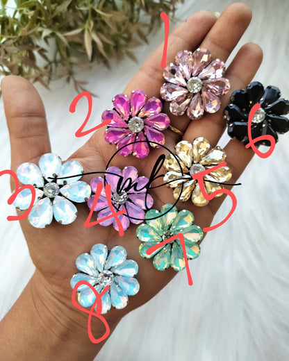 Jini Floral Hair Brooch