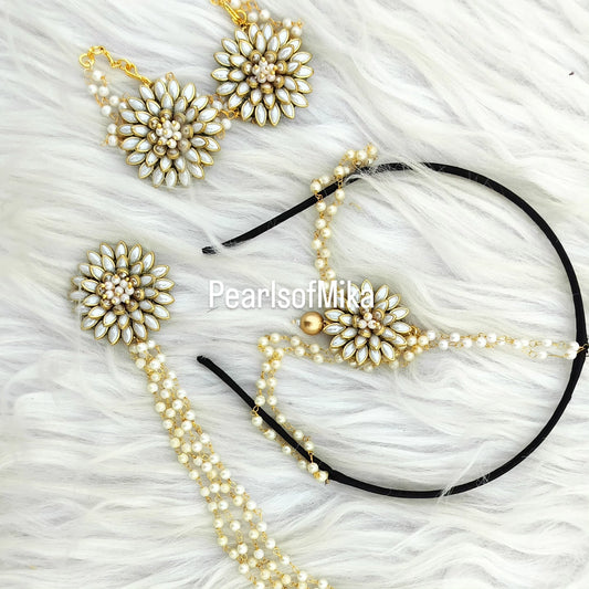Kundan Radhai set