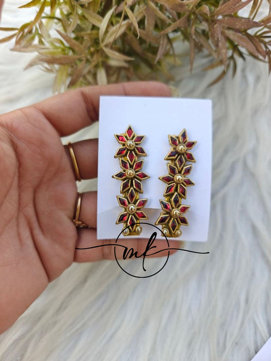 Kundan Alligator pins