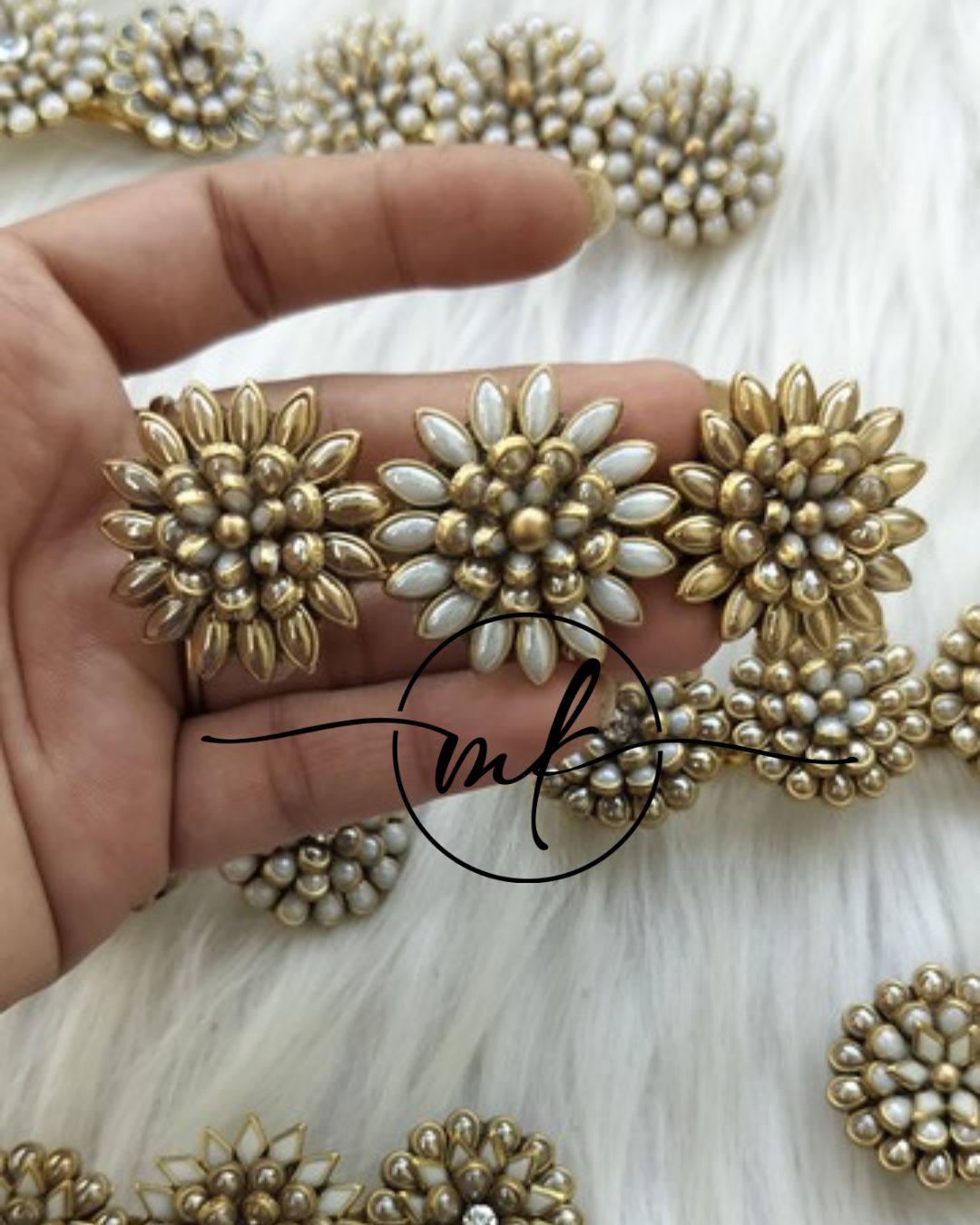 3D kundan Center clip
