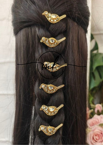 Mini Parrot Hair Hooks