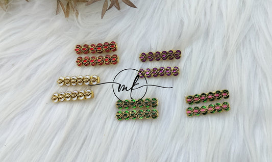 Kundan Alligator pins