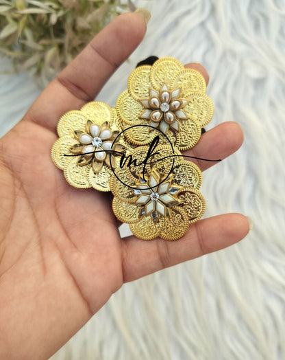 Cira Flower HAIR Brooch /Hair Ties