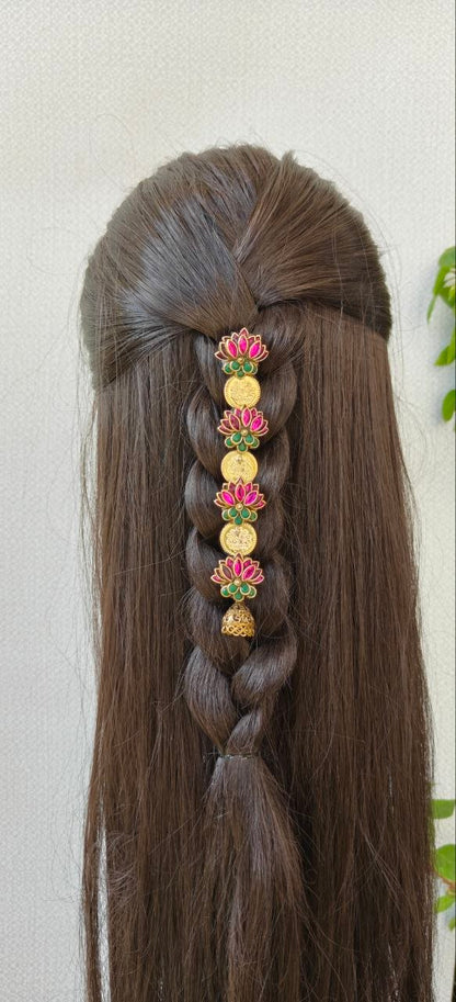 LYLA CIKA pink Lotus Hair brooches