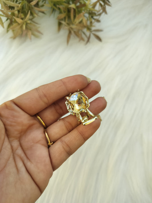 Gold Crystal Mini claw