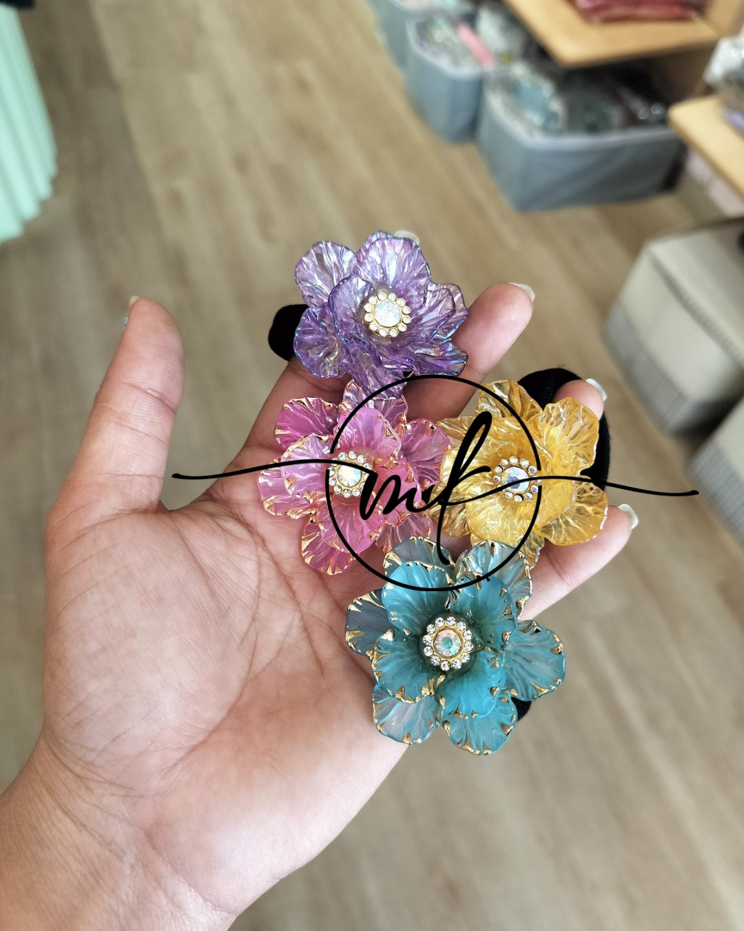 Shea Flower Hair Ties