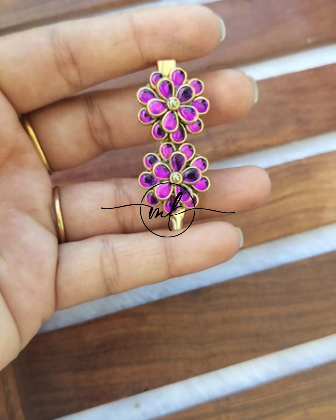 Kundan Saree pin