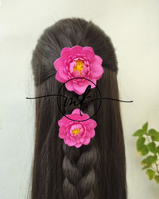 Lotus ARFL Hair brooch - 2 piece