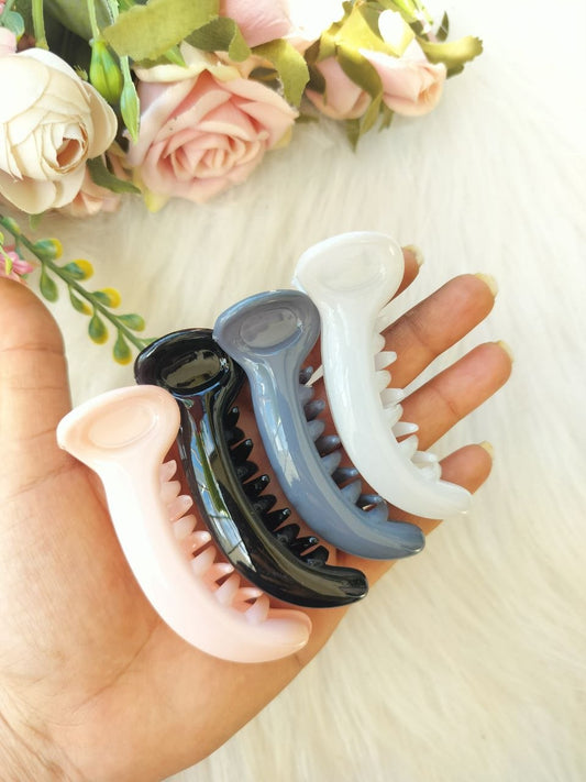 Matt Transparent banana clip - V type