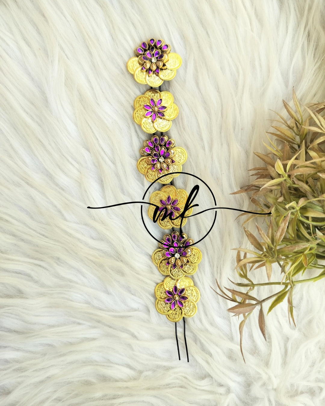 Cima Braid Hair Brooch -Set of 6