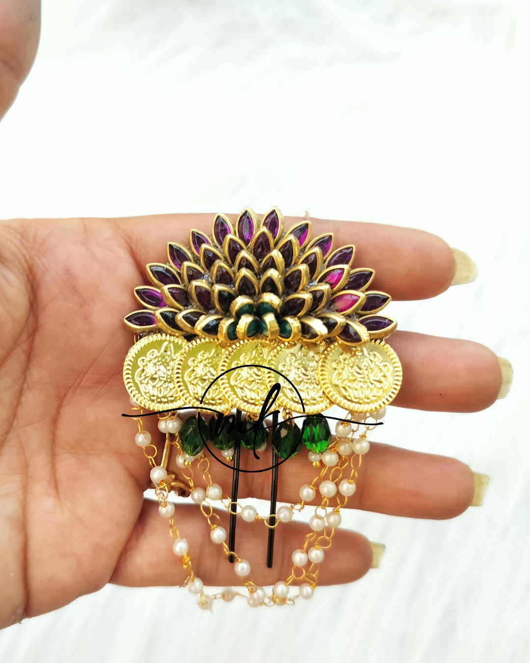 Mini Sunflower HAIR Brooch