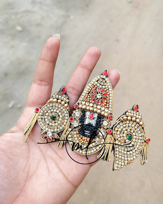 Perumal HAIR Brooch/Saree pin