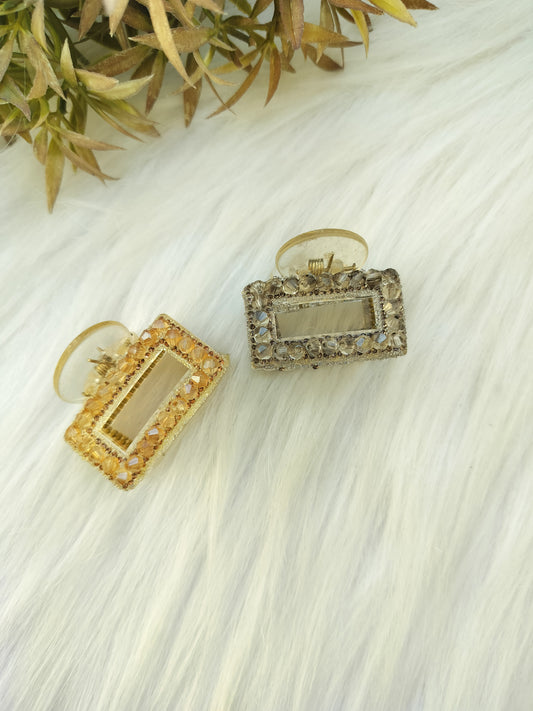 Rectangle Crystal Claw