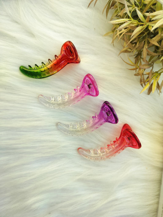 Transparent Banana clip - V type