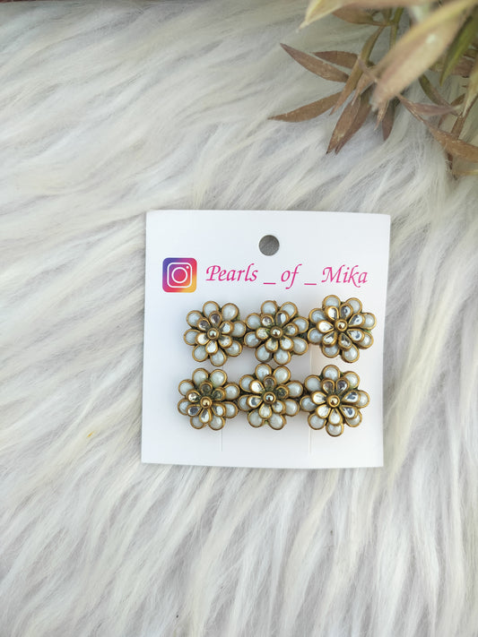 Kundan Alligator pin