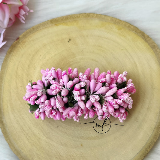 Pink Floral Center clip
