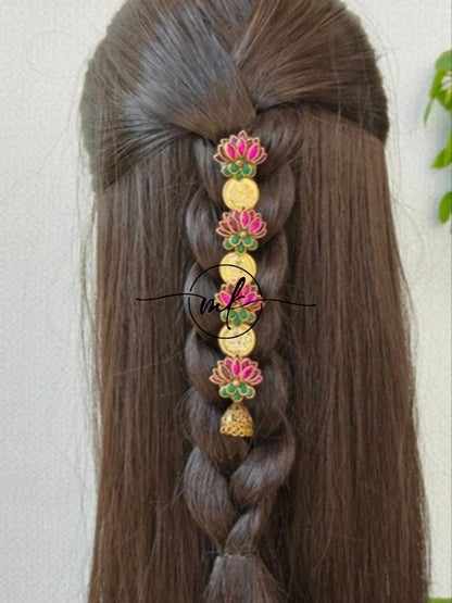LYLA CIKA pink Lotus Hair brooches