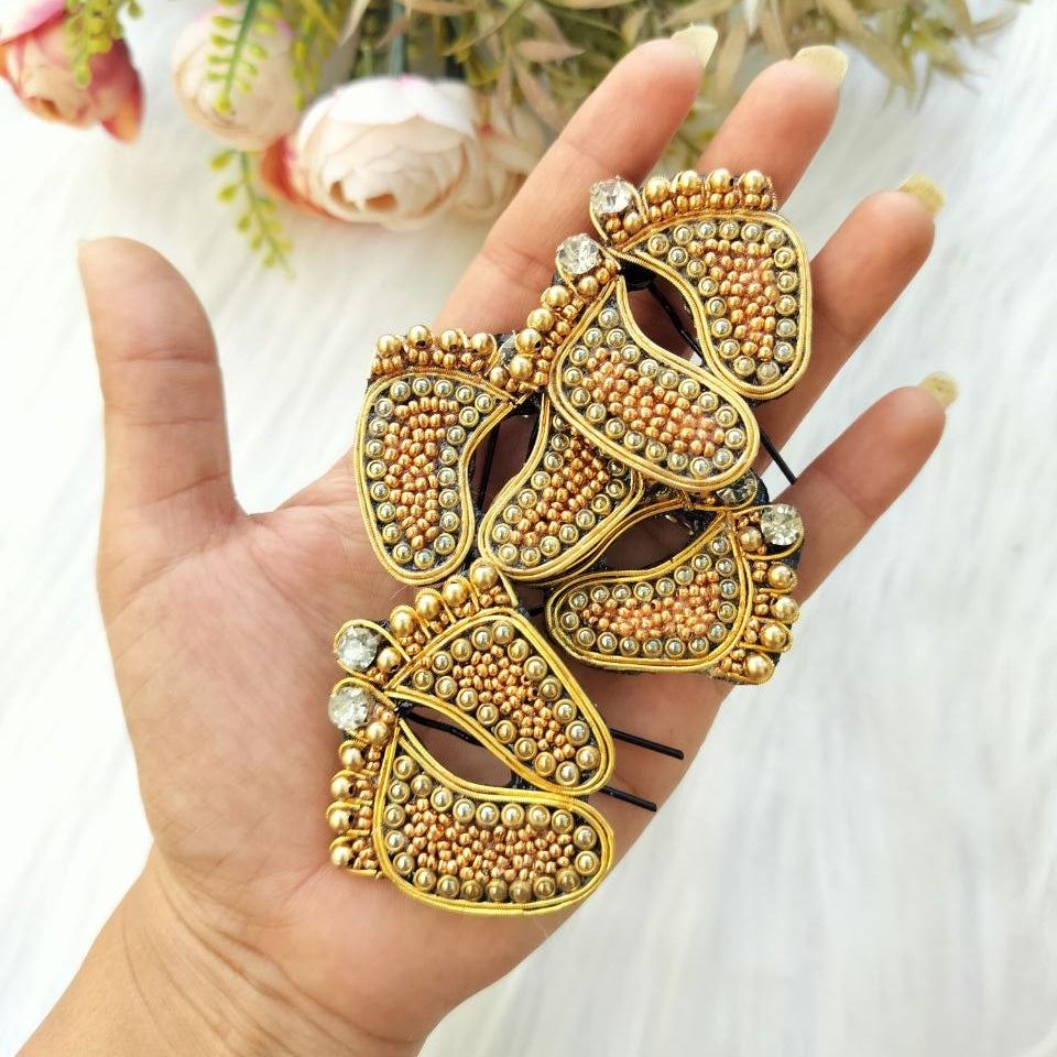 Golden Baby Feet -V05 Hair Accessories - 2 inch each - set of 4 (Copy)
