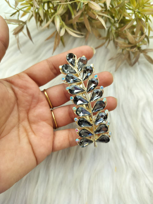 Metal Leaf Buckle Clip - large size