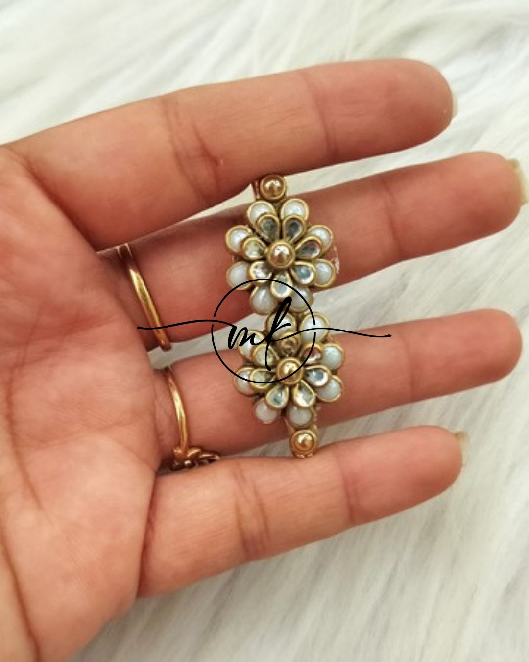 Kundan Saree pin