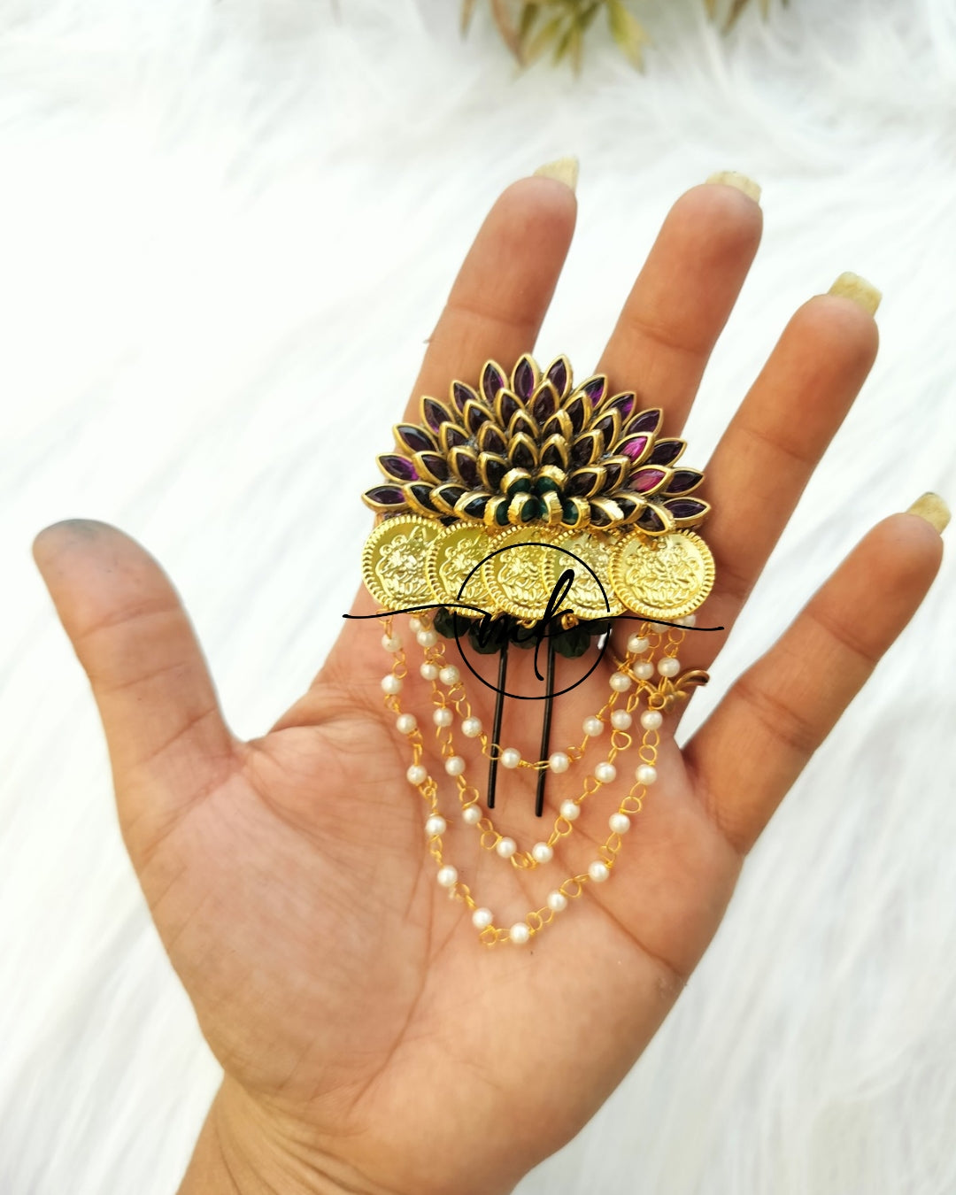Mini Sunflower HAIR Brooch
