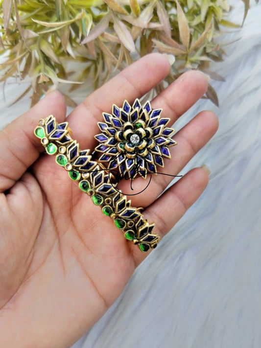 Hair Ties+ Centre clip Combo