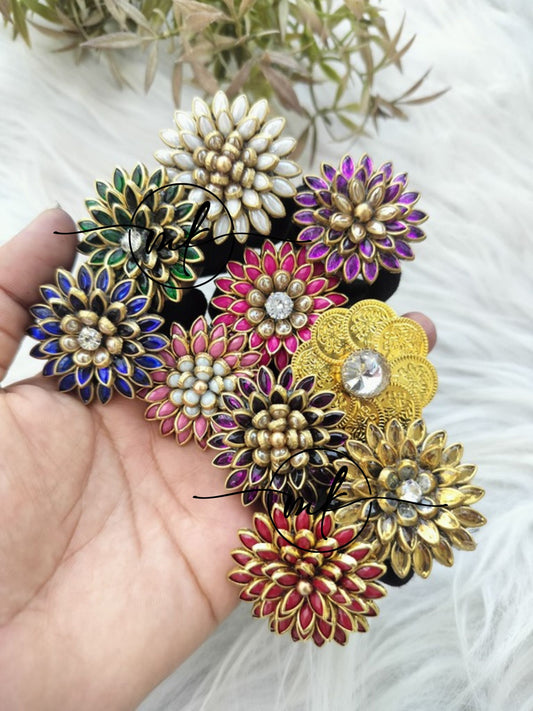 Hair Ties combo - set of 12 - Colours as per pic