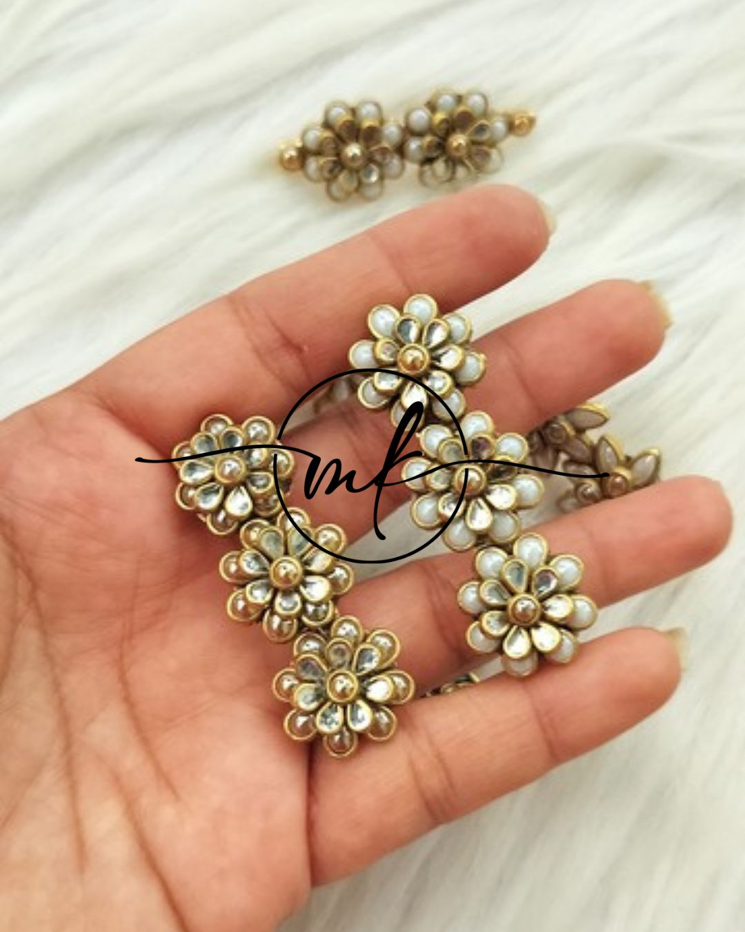 Kundan Saree pin